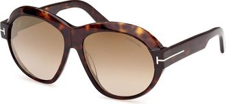 Tom Ford FT1113 INGER 52G Womens Sunglasses Tortoiseshell Size 59