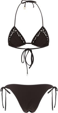 The Attico Womens Brown Polyamide Bikini Clothing