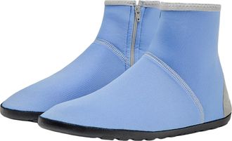 Generic Womens Rain Boots Beach Shoes Diving Snorkelling Surfing High Shaft Non-Slip Soft and Comfortable Breathable Highly Elastic Plain Wading Shoe with Zip