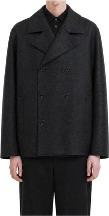 Harris Wharf London Hombre, Abrigos, Negro, Talla: L