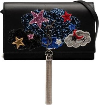 Saint Laurent Pre-owned Crossbody Tas - Dames - Vintage Schoudertas - Veelkleurig - ONE Size - Leer - Vintage