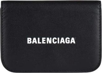 Balenciaga Accessoires, Dames, Zwart, ONE Size, Leer, Cash Mini Wallet