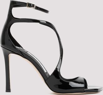 Jimmy Choo London Black Azia Open Toe Heels