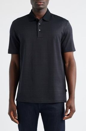 BOSS H-Parris Polo in Black at Nordstrom Rack, Size Medium