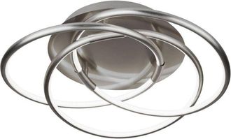 Searchlight Searchlight Magic - Led Integrado 3 Luces Raso Plateado Satinado, Blanco, Plateado