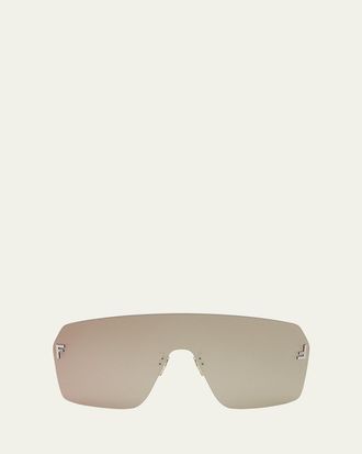 Fendi Mens Fendi First Metal Shield Sunglasses