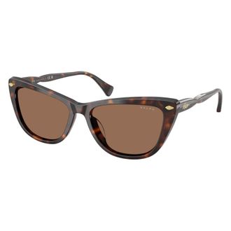 Ralph Lauren Sunglasses, female, Brown, Size: 57 MM Sunglasses