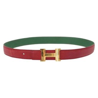 Herm&egrave;s Pre-owned Constance Belt - female - Herm&egrave;s Vintage - Vintage Belts - Red - ONE SIZE - Pre-owned