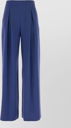 Max Mara stretch satin palude high waist palazzo