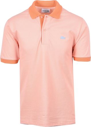 Lacoste Mens POLO SHIRT PEACH/ORANGE Cotton - Size X-Large