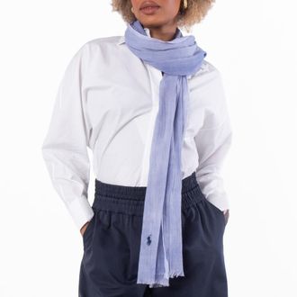 Polo Ralph Lauren Patchwork Linen Polo Scarf