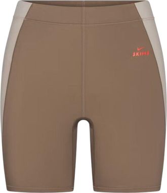 Nike (WMNS) Nike x SKIMS Shine High-Waisted 5 Biker Shorts Truffle Stone SHSHO9501W-TST