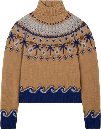 Alanui Sweet Winter Turtleneck - Dames - Coltruien - Veelkleurig - M - Wol - Truien & Vesten