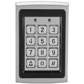 OEM Teclado De Control De Acceso Met&aacute;lico Xuxhou Con Salida De Rel&eacute; De Bloqueo Y Lector De Tarjetas De Proximidad Para Equipos De Seguridad De Almacenamie