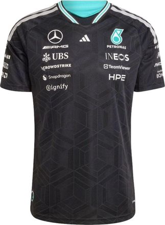adidas x Mercedes AMG Petronas Formula 1 Team Driver Authentic Jersey Asia Sizing Black KE5325