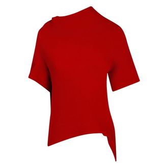 Issey Miyake Oversized Tops - Tops - Mujer - Rojo - M