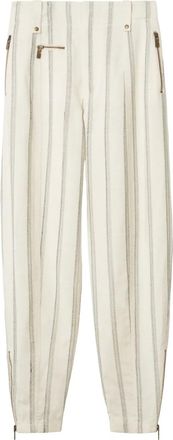 Burberry Pantaloni a righe - Bianco