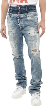 Dsquared2 Blue Mid Rise Jeans