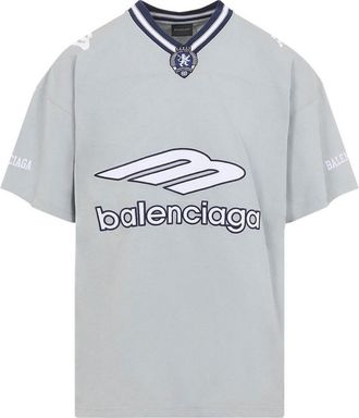 Balenciaga V-Neck Oversized T-Shirt