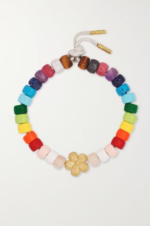 Carolina Bucci Kit Per Bracciale In Oro 18 Carati Con Pietre E Lurex Forte Beads - Multicolore