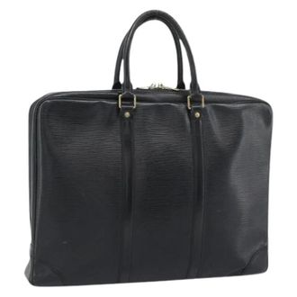 Louis Vuitton Pre-owned Business Bag - Dames - Pre-owned - Zwart - Maat: ONE Size Leer