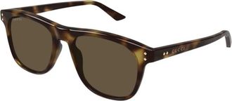 Gucci Authentieke Stijlvolle Brillen- Premium Kwaliteit! - Heren - Zonnebrillen - Bruin - 53 MM - Accessoires