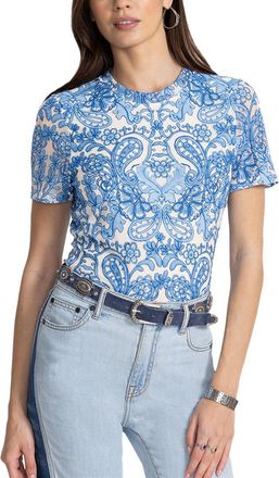 Johnny Was Eleanor Mesh T-Shirt