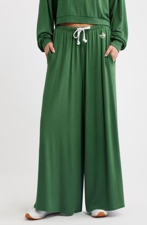 Boys Lie Match Point 94 Crepe Leah Wide Leg Pants in Mint at Nordstrom, Size X-Small