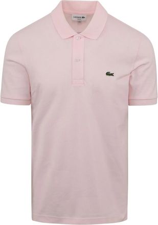 Lacoste Polo L.12.12 con colletto a coste - Rosa