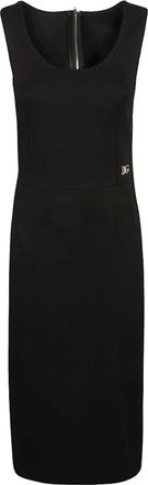 Dolce & Gabbana Midi Jurk - Dames - Casual kleedjes - Zwart - XS - Kleedjes