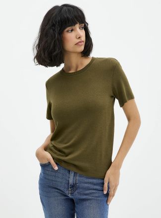 Icone Womens Short-sleeve supple knit T-shirt