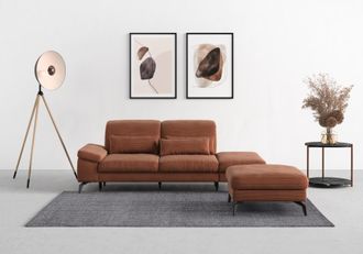 Sit&more Polsterhocker »Cabana« mit stylischen Metallfüssen