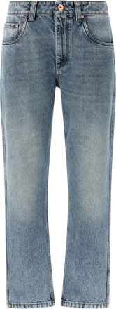 Brunello Cucinelli Vaqueros de corte recto - Jeans - Mujer - Azul - S