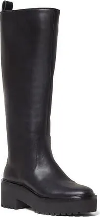 Loeffler Randall Carlee Lug Sole Combat Boot in Black at Nordstrom Rack, Size 9