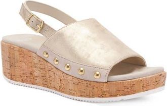 Ara Raelis Slingback Wedge in Beige at Nordstrom, Size 9.5-10Us
