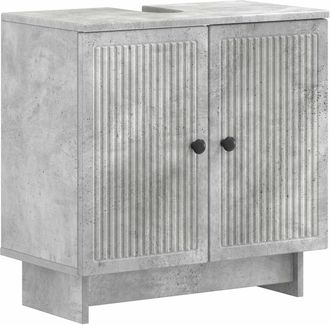 vidaXL Mueble De Lavabo Para Ba&ntilde;o Ede Gris Hormig&oacute;n Vidaxl
