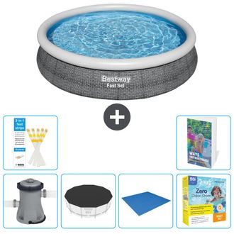 Bestway Piscina Bestway Fast Set Redonda - 366x76 Cm - 7-piezas S198