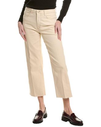 L'agence LAgence Wanda High-Rise Crio Oat/Mothergoose Con Wide Leg Jean