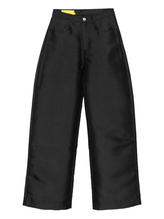 Marques Almeida satin trousers - Zwart