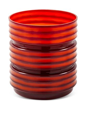 Pols Potten large Layer vase (28cm) - unisex - glass - One Size - Red