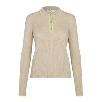 Lollys Laundry Polo Shirts - female - Lollys Laundry - Polo Shirts - Beige - XS - Tops