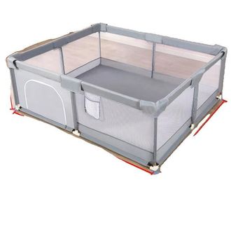OEM Area Giochi Per Bambini Con Barriera Di Sicurezza, Struttura Robusta, Colore Grigio, 180 X 200 Cm
