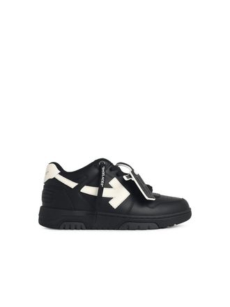 Off-white Off-White Out Of Office schwarze Lear-Sneaker