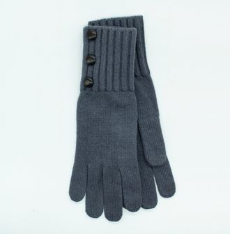 Portolano GLOVES WITH LEATHER BUTTONS