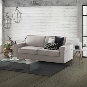 Dmora Sof&aacute; Fijo Dauder, Sof&aacute; De 2 Plazas, 100% Made In Italy, Sof&aacute; De Sal&oacute;n En Tela, Con Reposabrazos Delgados, Cm 160x95h90, T&oacute;rtola - Dmora