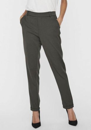 Vero Moda Anzughose VERO MODA VMMAYA MR LOOSE SOLID PANT NOOS, Damen, Gr. XL, L&auml;nge 32, grau (peat), Web, Obermaterial: 62% Polyester, 33% Viskose, 5% Elasthan,