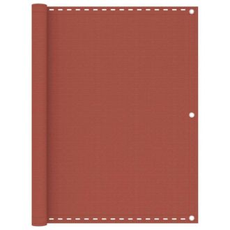 Berkfield Home Balcony Screen Terracotta 120x600 cm HDPE in Brown