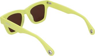 Jacquemus Womens Yellow Acetate Sunglasses