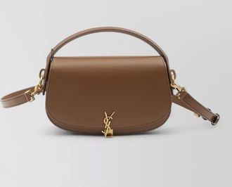 Saint Laurent voltaire half moon leather shoulder bag