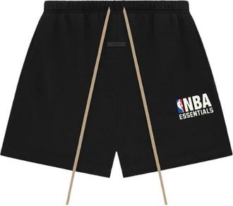 Fear of God Essentials x NBA Sweatshorts - Heren - Korte Broeken - Zwart - L - Katoen - Korte Broeken